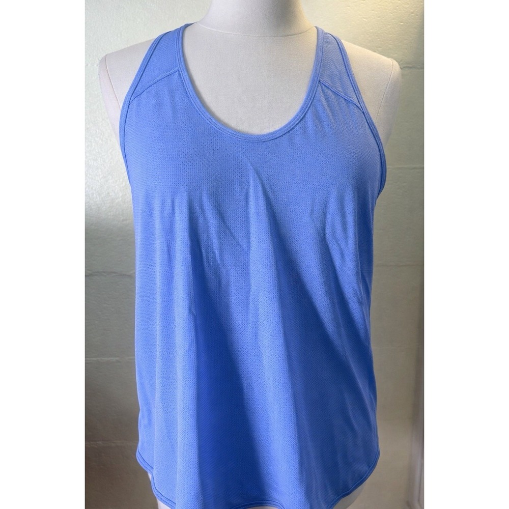 Lululemon Essential Tank Pleated Back Racerback Blue Women's Size M‎ (No Tag)